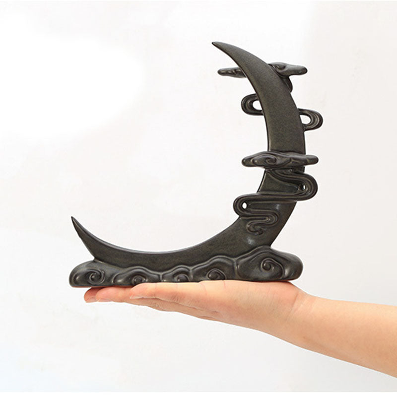 Half Moon Backflow Ceramic Incense Burner