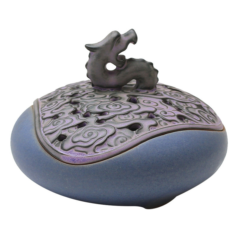 Ceramic Dragon Cone Incense Holder