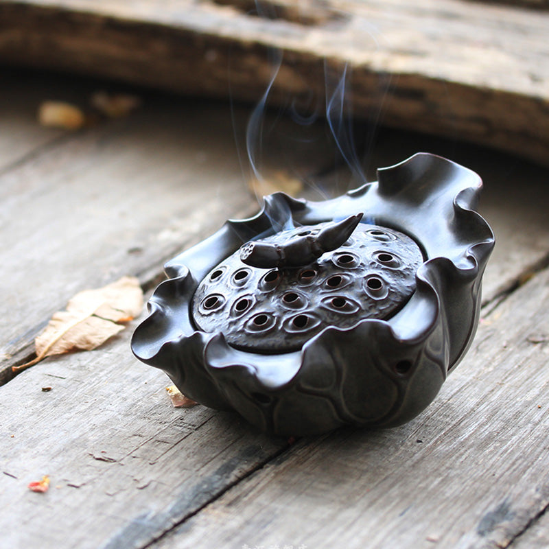 Lotus Seedpod Cone Incense Holder