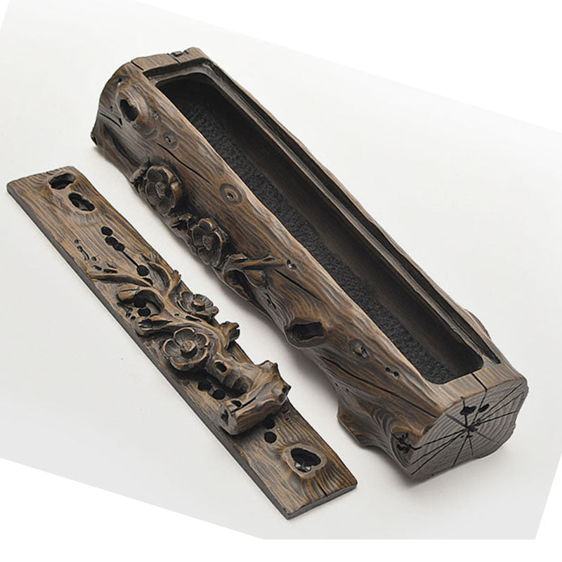 Hand Carved Ink Stone Incense Box