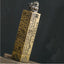 Brass Heart Sutra And Lion Incense Box