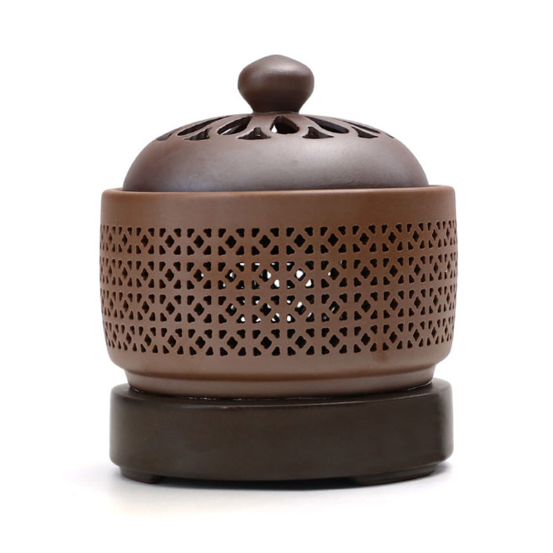 Electric Oil Incense Powder Burner With Light