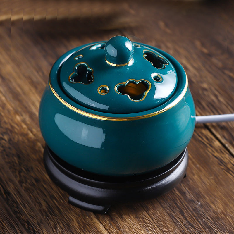 Ceramic Electric Oil Incense Powder Burner