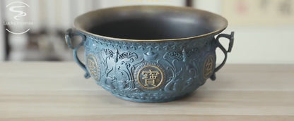 Feng Shui Copper Treasure Bowl