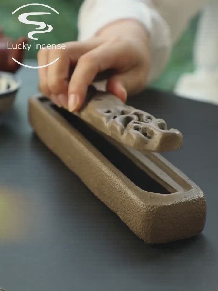 Yixing Clay Stick Incense Box