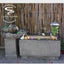 Feng Shui Wheel Rockery Running Water Waterfall With Fish Pond