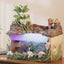 European Style Water Fountain With Fish Tank