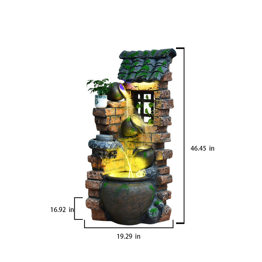 Outdoor Rockery Fish Tank Water Fountain